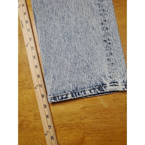 Vintage Levi's 501 Jeans Mens 30x29 (Tag 32x30) Acid Wash Denim Button Fly USA - Picture 2 of 13